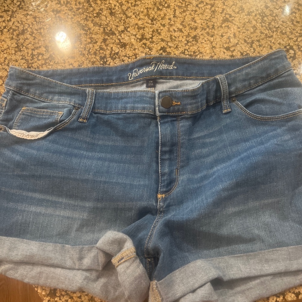 Denim shorts